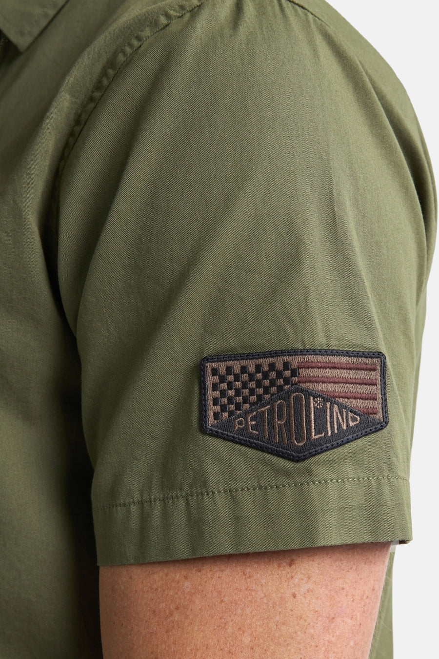 Hemd met korte mouwen - Kaki - Petrol Industries®