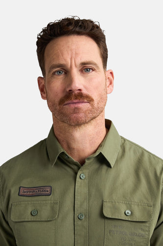 Hemd met korte mouwen - Kaki - Petrol Industries®