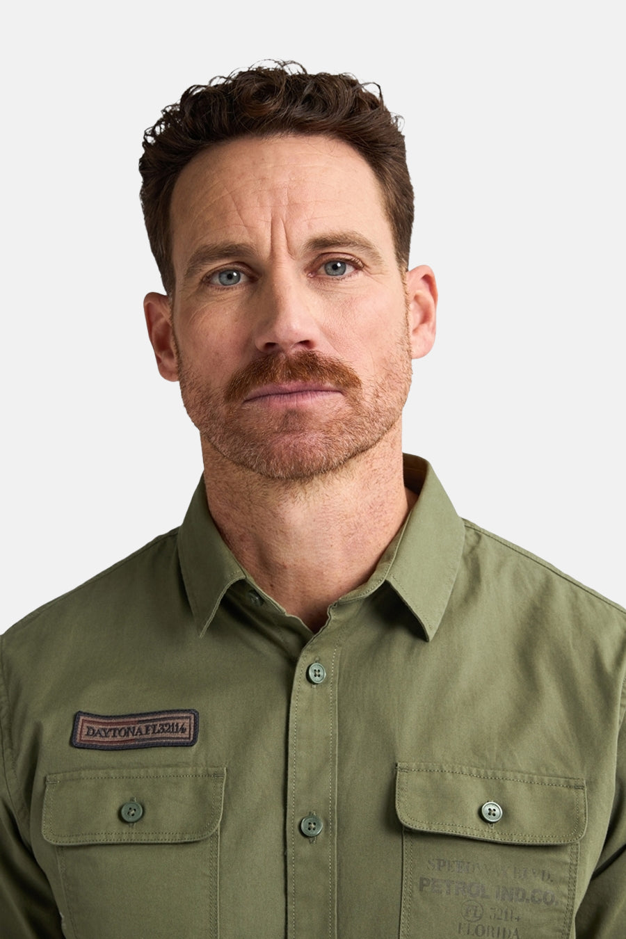 Hemd met korte mouwen - Kaki - Petrol Industries®