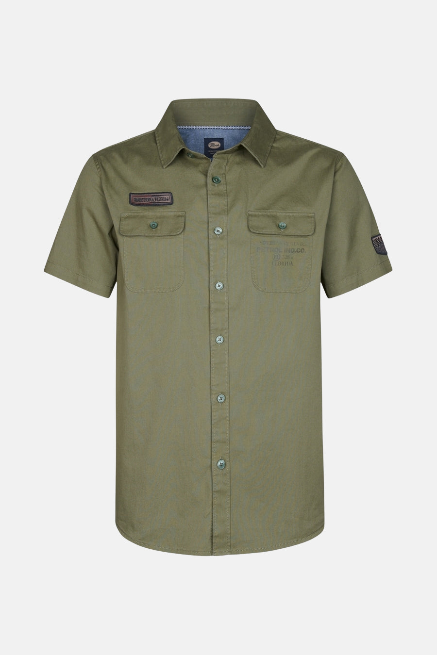 Hemd met korte mouwen - Kaki - Petrol Industries®
