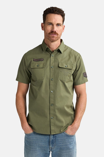 Hemd met korte mouwen - Kaki - Petrol Industries®
