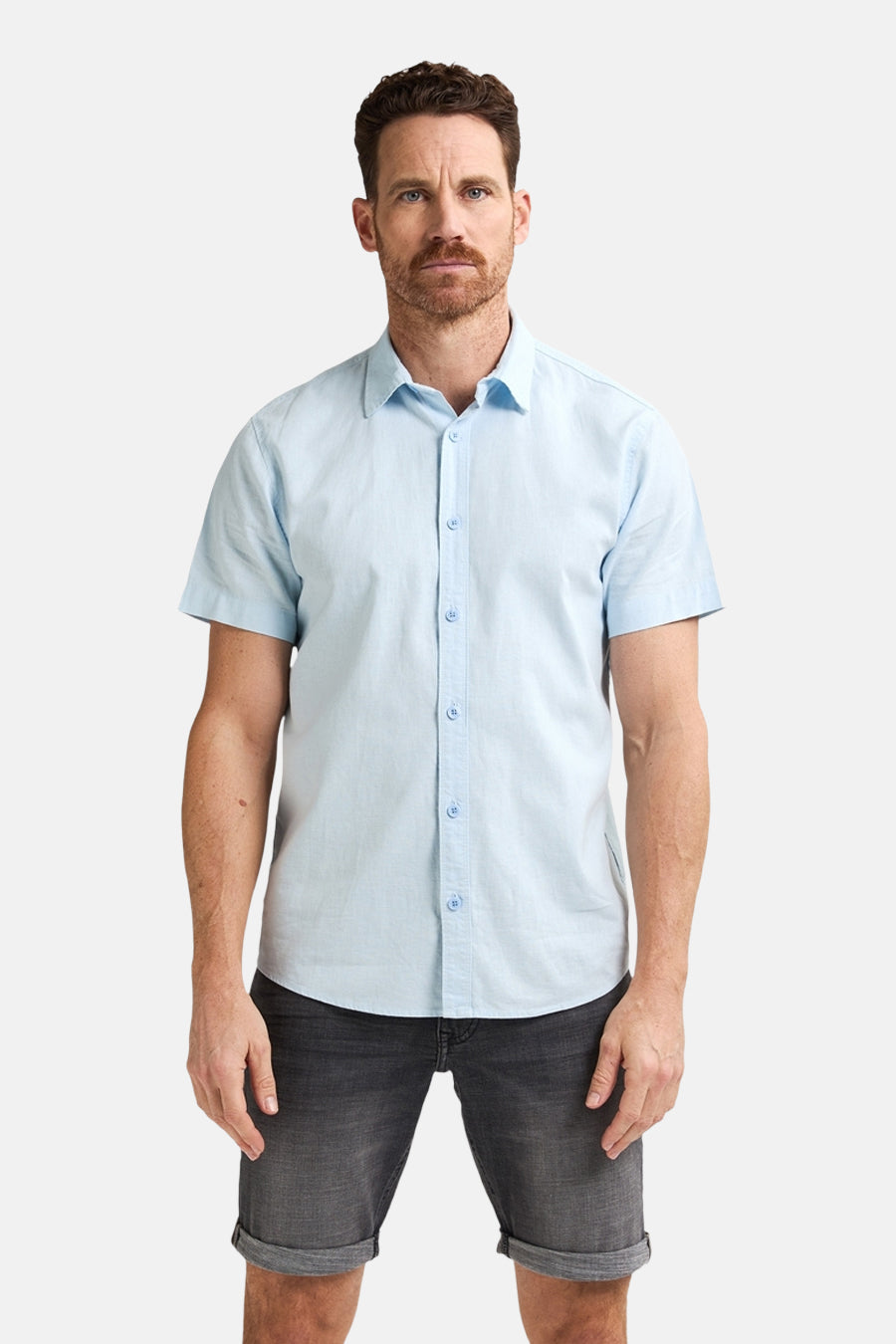 Hemd met korte mouwen - blauw - Petrol Industries®