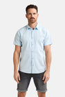 Hemd met korte mouwen - blauw