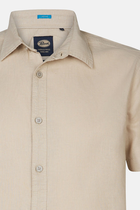 Hemd met korte mouwen - beige