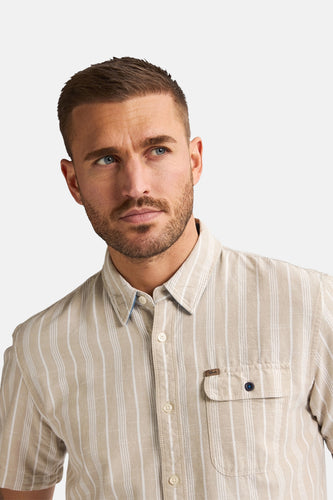 Hemd met korte mouwen - beige - Petrol Industries®