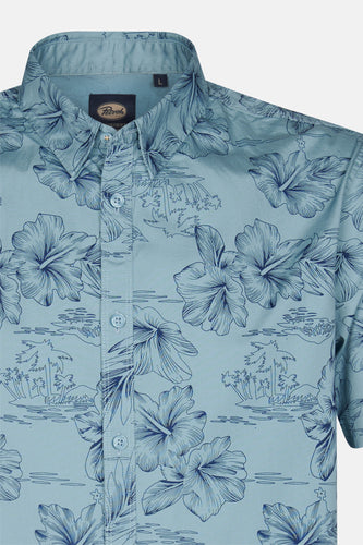 Chemise à manches courtes - bleu - Petrol Industries®