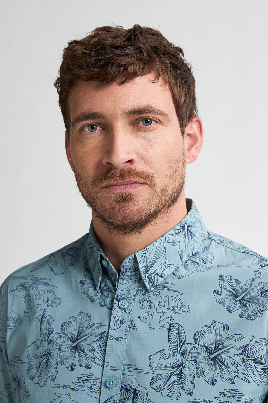 Chemise à manches courtes - bleu - Petrol Industries®