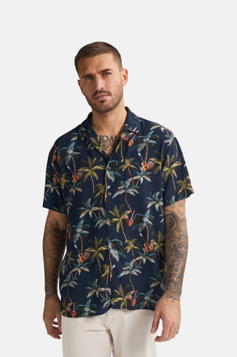 Chemise à manches courtes - bleu
