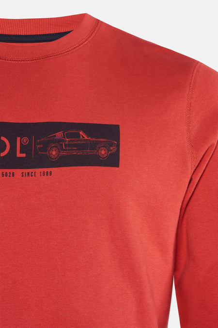 Sweater met ronde hals Rood - Petrol Industries®