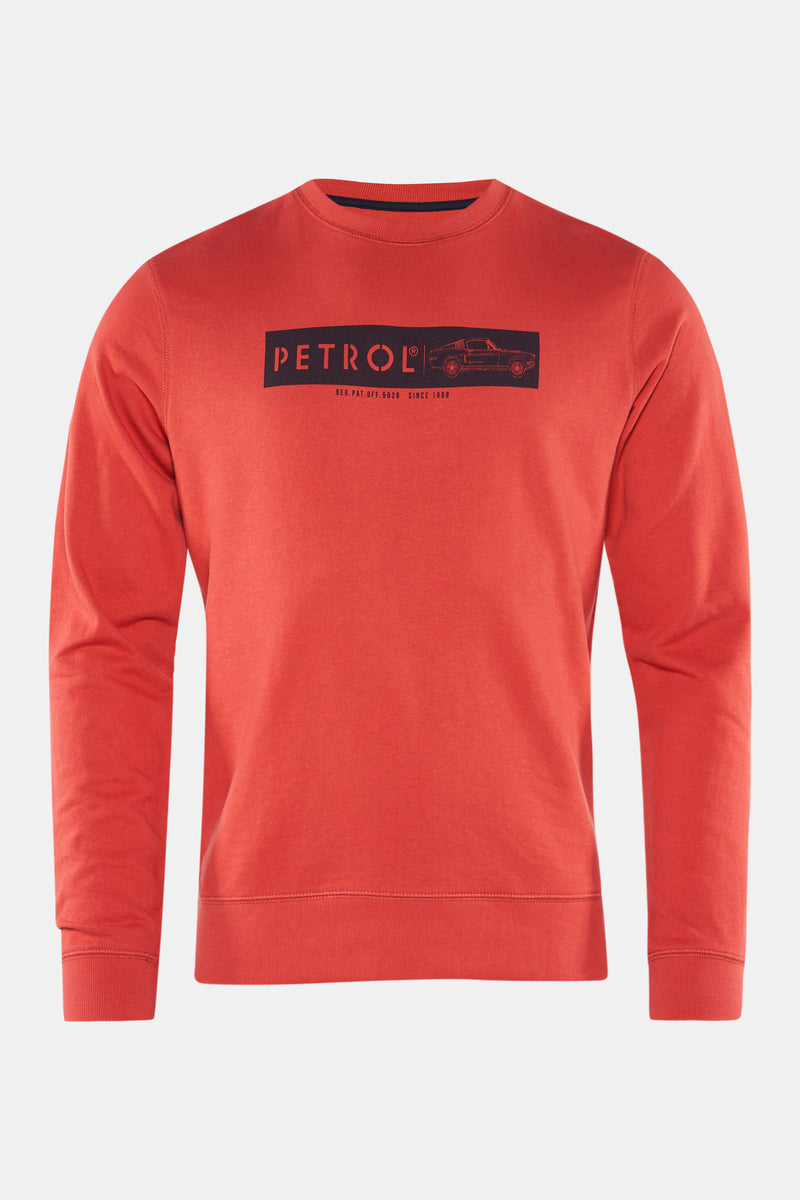 Sweater met ronde hals Rood - Petrol Industries®