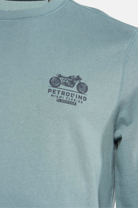 Sweater met ronde hals Blauw - Petrol Industries®