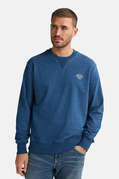 Sweater met ronde hals Blauw - Petrol Industries®