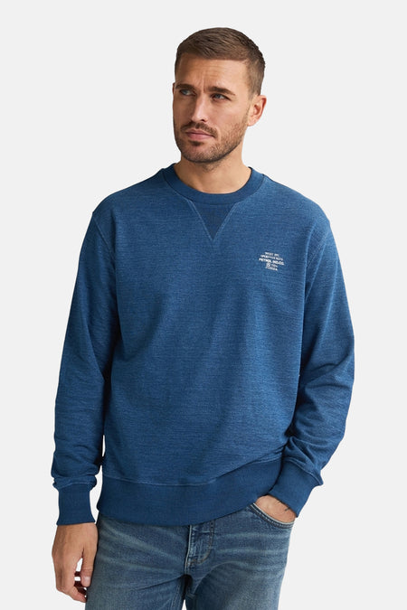 Sweater met ronde hals Blauw - Petrol Industries®