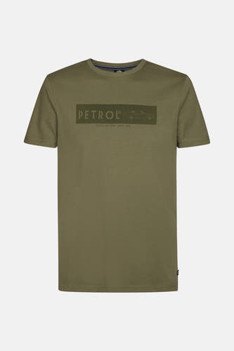 T-shirt met korte mouwen - Kaki