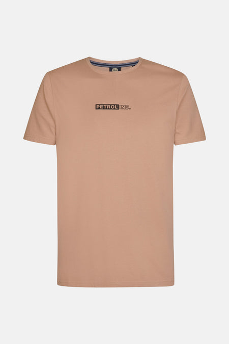 T-shirt met korte mouwen - Bruin