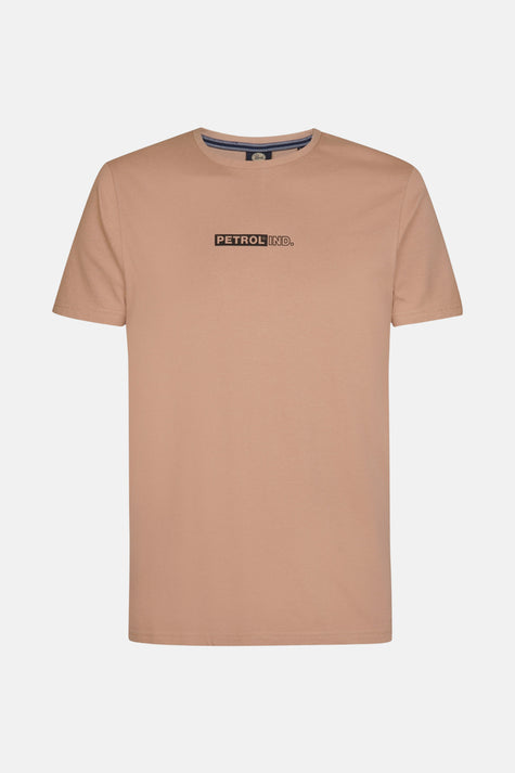 T-shirt met korte mouwen - Bruin