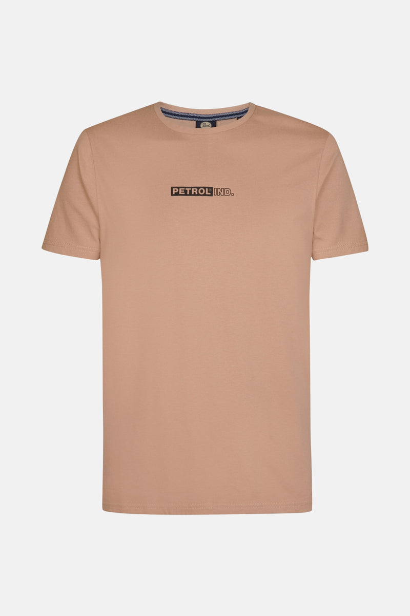 T-shirt met korte mouwen - Bruin