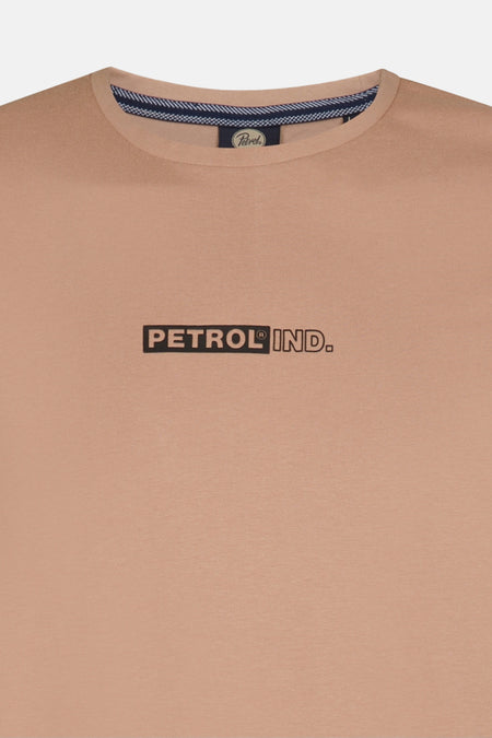 T-shirt met korte mouwen - Bruin