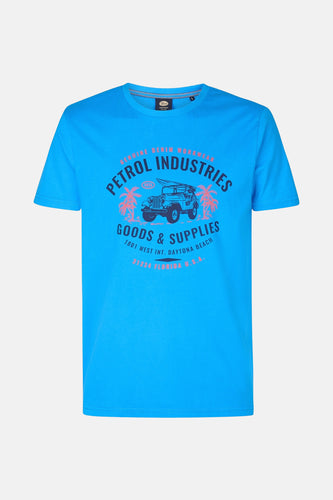 T-shirt met korte mouwen - blauw - Petrol Industries®