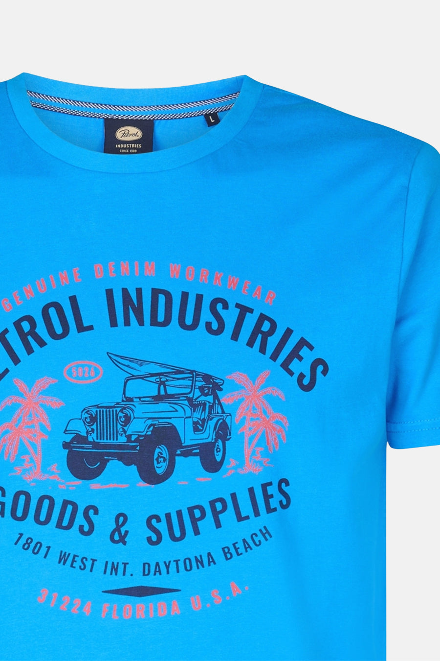 T-shirt met korte mouwen - blauw - Petrol Industries®
