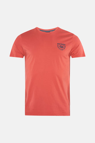 T-shirt met korte mouwen - rood - Petrol Industries® - 3