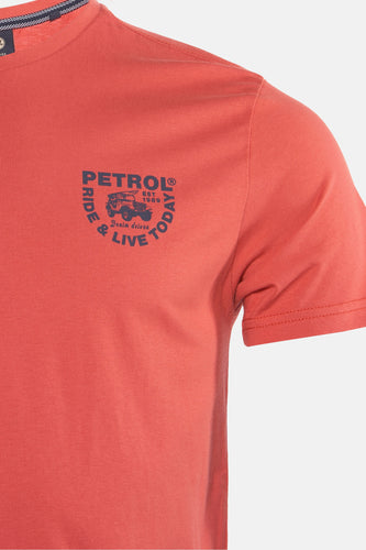 T-shirt met korte mouwen - rood - Petrol Industries® - 3