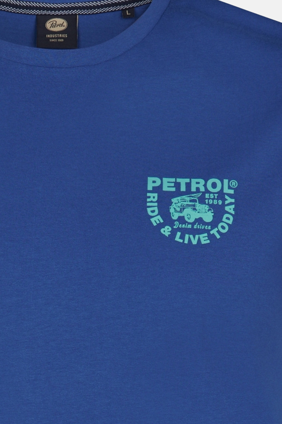 T-shirt met korte mouwen - blauw - Petrol Industries® - 3