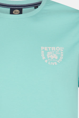 T-shirt met korte mouwen - blauw - Petrol Industries® - 3