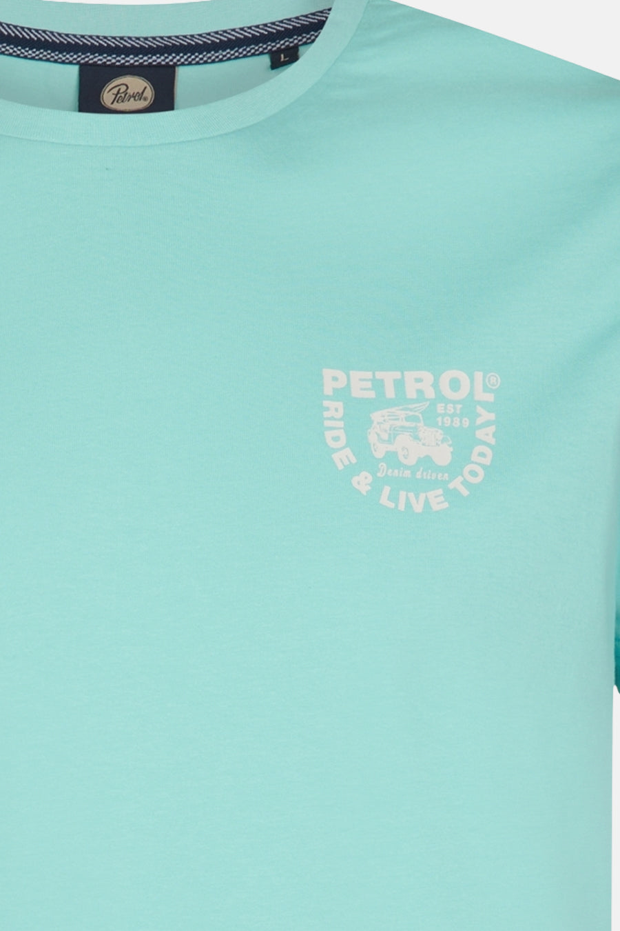 T-shirt met korte mouwen - blauw - Petrol Industries® - 3