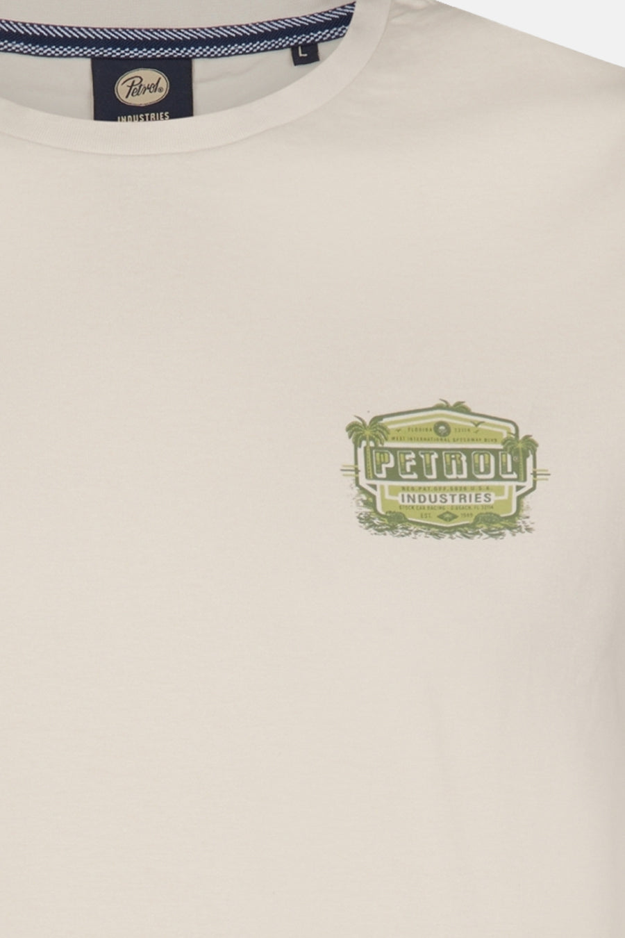 T-shirt à manches courtes - Écru - Petrol Industries®