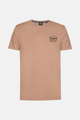 T-shirt met korte mouwen - Bruin - Petrol Industries®