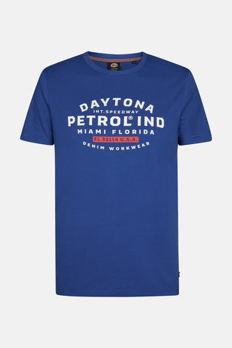 T-shirt met korte mouwen - blauw - Petrol Industries®