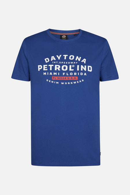 T-shirt (korte mouwen) Blauw - Petrol Industries®