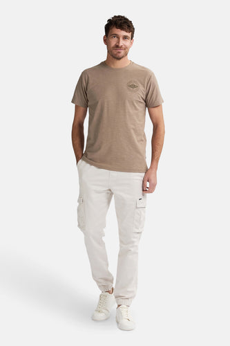 T-shirt met korte mouwen - Bruin