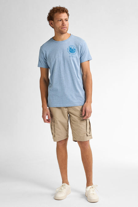 T-shirt met korte mouwen - blauw