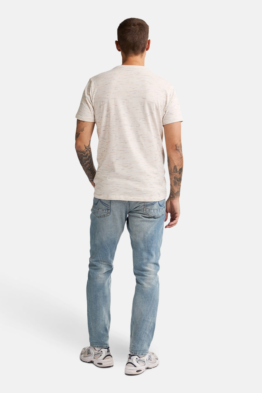 T-shirt met korte mouwen - Ecru - Petrol Industries®