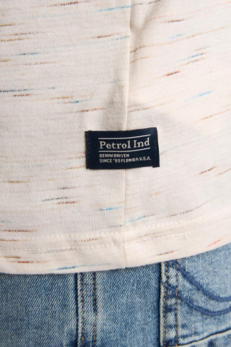 T-shirt met korte mouwen - Ecru - Petrol Industries®
