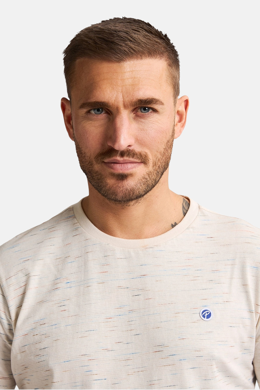 T-shirt met korte mouwen - Ecru - Petrol Industries®