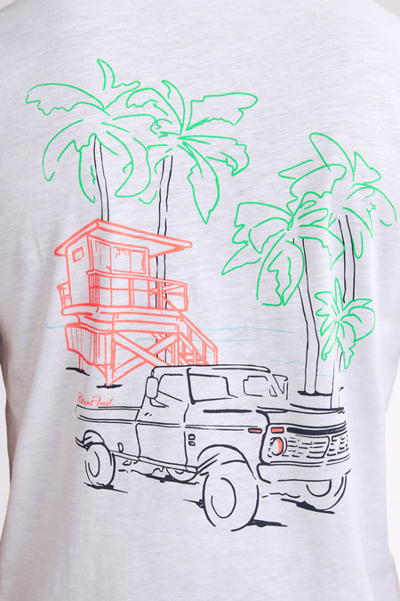 T-shirt (korte mouwen) Wit - Petrol Industries®