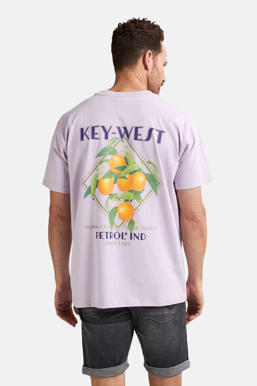 T-shirt met korte mouwen - Paars - Petrol Industries®