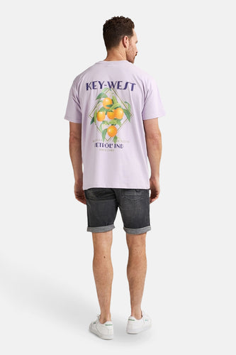 T-shirt met korte mouwen - Paars - Petrol Industries®