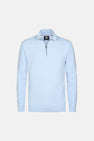 Pull met ronde hals - blauw