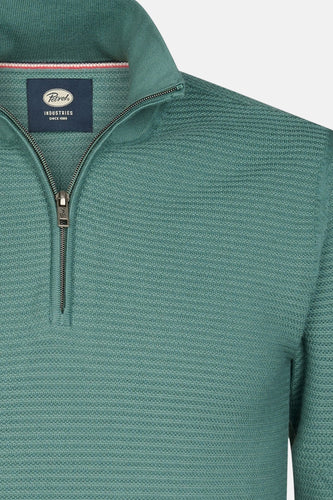Pull met ronde hals - groen