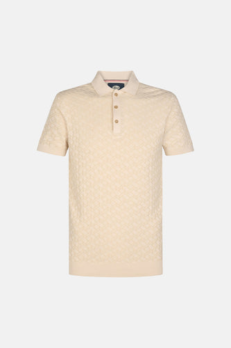 Polo à manches courtes - écru