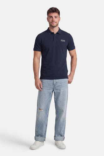 Polo met korte mouwen - blauw