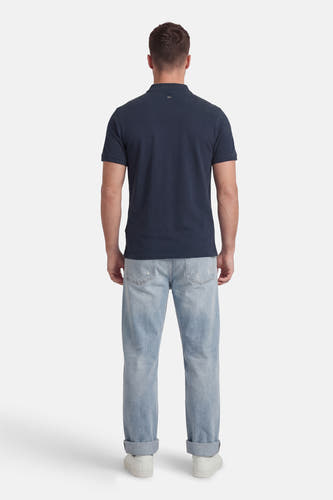 Polo met korte mouwen - blauw