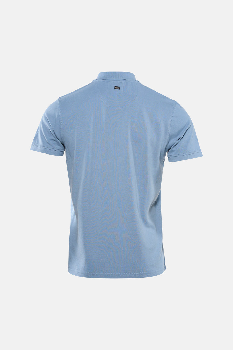 Blauw poloshirt van Petrol Industries, met korte mouwen en een effen dessin.