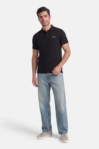 Polo met korte mouwen - zwart