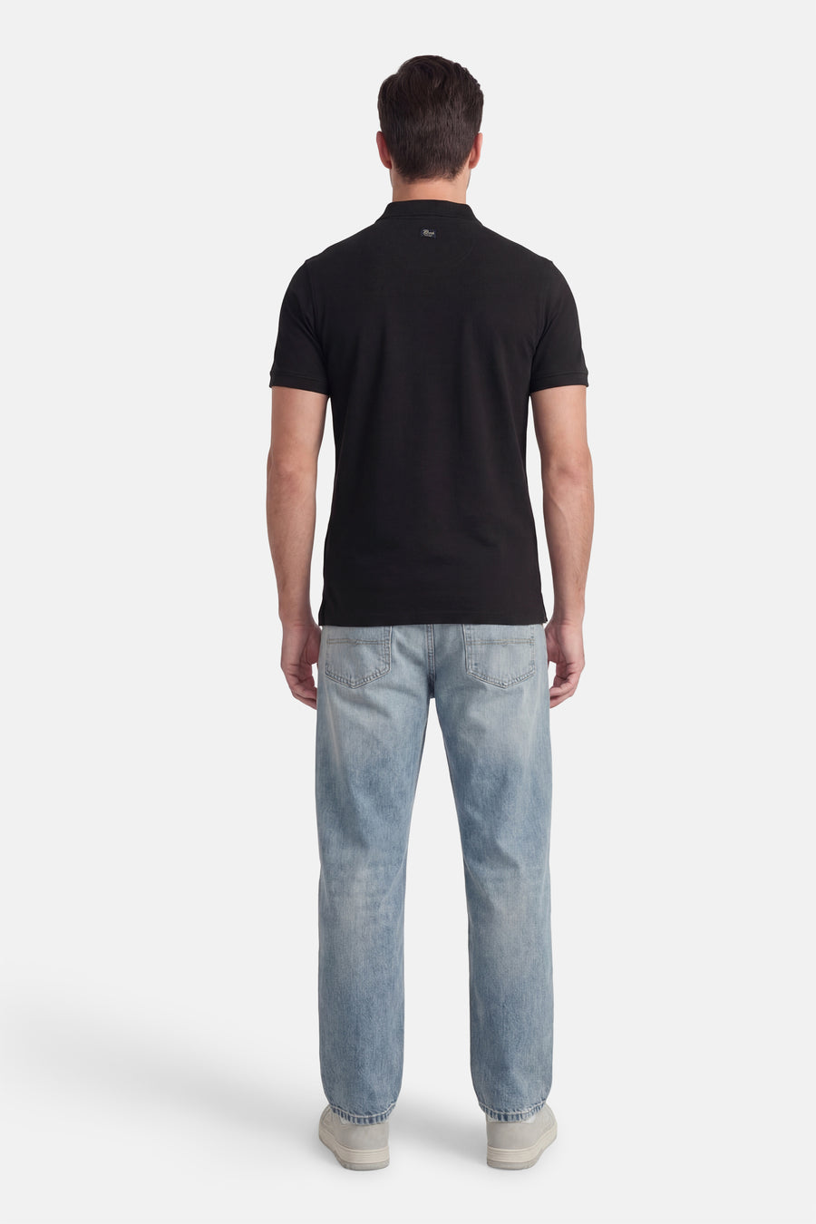 Polo met korte mouwen - zwart