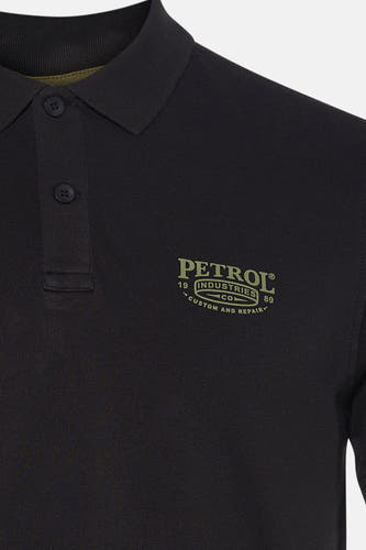 Polo met korte mouwen - zwart